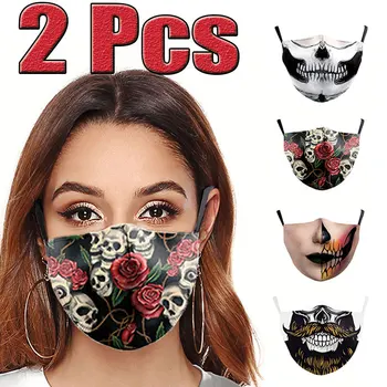 

2Pcs New Unisex Anti-Infection Virus Face Mouth Masks Cover Reusable Protection Dust Breath Proof Bacteria Mask Washable Masks