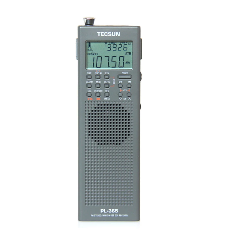 TECSUN PL-365 Мини Портативный DSP ETM ATS fm-стерео MW SW World Band стерео радио PL365 серый цвет I3-002