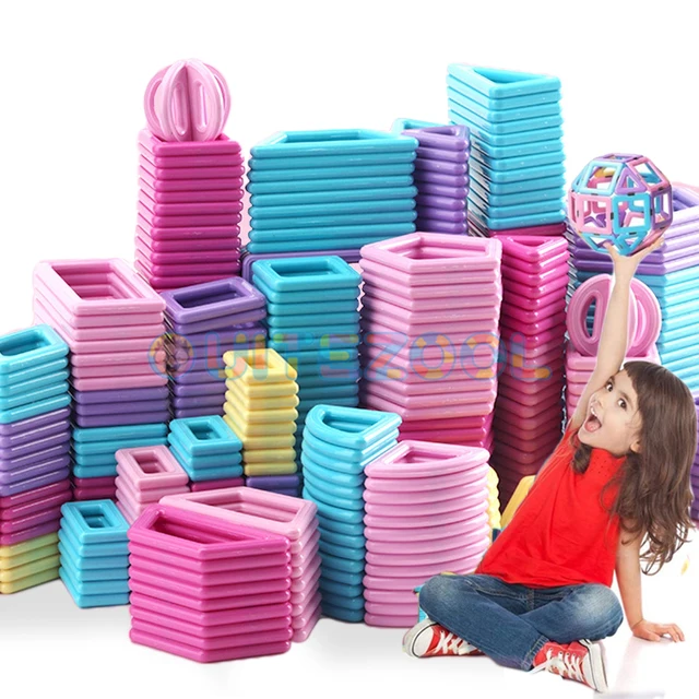 Big Size Magnetic Designer Construction Set Model & Building Toy Magnets Magnetic Blocks Educational Toys For Children 6