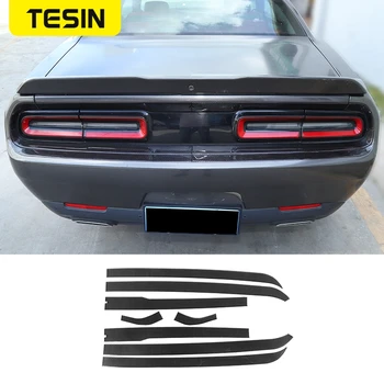 

TESIN Carbon Fiber Inside Surrounding Stickers For Dodge Car Tail Light Decoration Sticker For Dodge Challenger 2015+Accessories