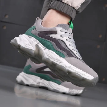 

Fashion Men Casual Shoes 2020 brand sneakers men Lightweight Lace-up Walking Sneakers trainer Male Footwear2110