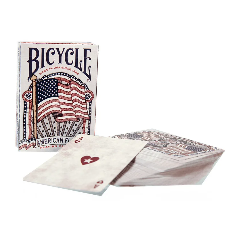 Велосипедный покерные игровые карты с американским флагом Heritage Story USPCC limited edition Deck новые Запечатанные волшебные карты магические фокусы реквизит