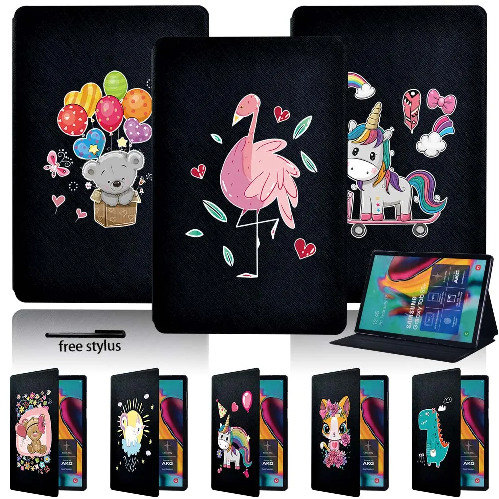 

Складной чехол-подставка для Samsung Galaxy Tab A, A6, 7,0, 9,7, 10,1, 10,5, E, 9,6 дюйма, противоударный тонкий легкий Чехол из искусственной кожи