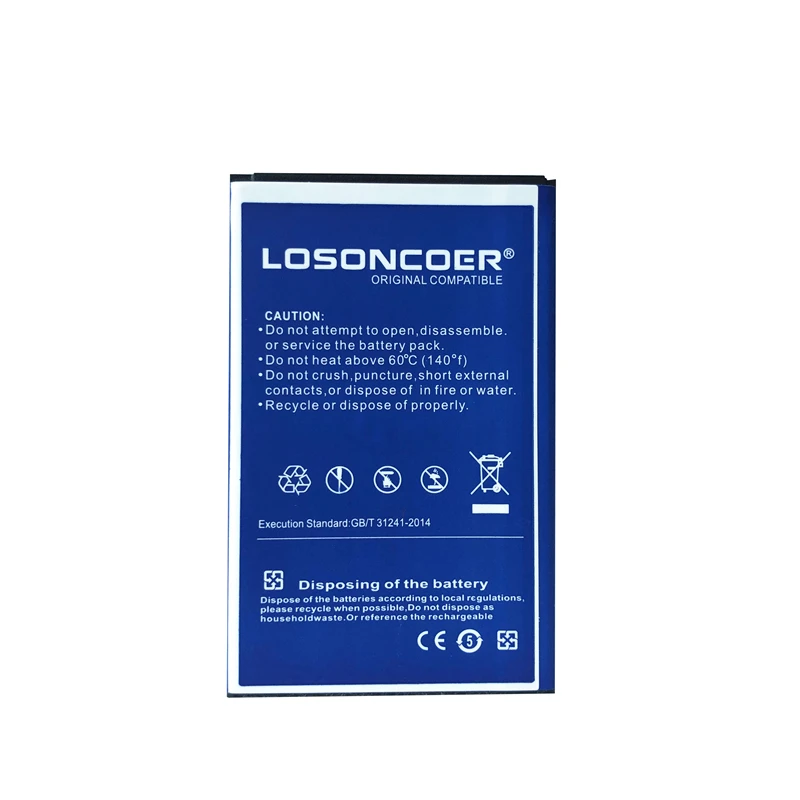 LOSONCOER 3300mAh BQ-5035 батарея для BQ BQS-5035/BQ-5035 батареи мобильного телефона