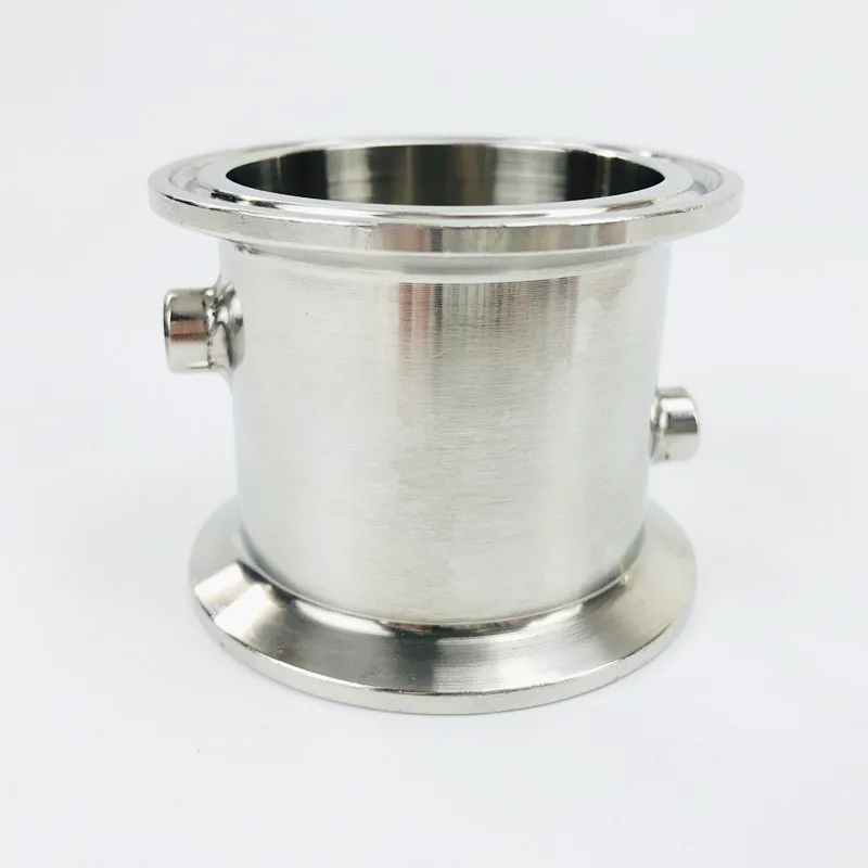 Trevo Tri Tubo de Carretel com Thermo Mangas Portas 4.2 Milímetros de Diâmetro e 6.2 mm Ambos os Lados Steel304 Inoxidável Comprimento 50 mm 76 mm Od91