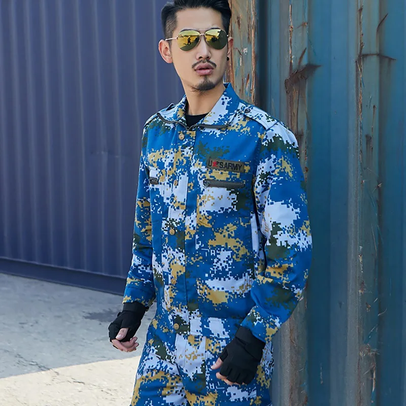 Тактическая Униформа куртка брюки комплект карман пальто эластичный пояс брюки Открытый Обучение рабочая одежда дышащая с длинным рукавом мульти