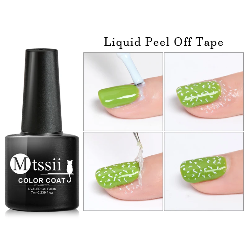 Mtssii 7ML Liquid Peel Off Tape Anti freezing Peel Off Nail Art Cuticle