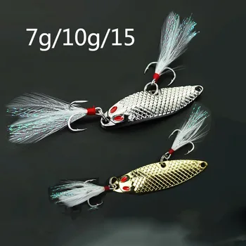 

Lure Leech Ghost Fish Sequin Okin Blood Slot Hook Topmouth Culter Bass Kill Long Shot Metal Lure Bait