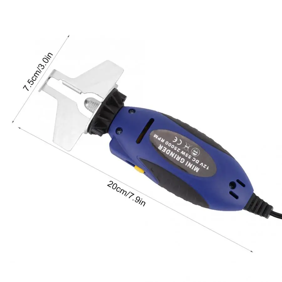 12 В точилка для зубьев цепной пилы, точилка для электрической цепи, шлифовальная машина для цепной пилы, шлифовальная машина для пилы, точилка для зубьев цепной пилы