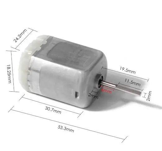 D 18mm FC280SC20150 AZGIANT 18 мм D шпиндель FC280SC 20150 Автомобильный Центральный дверной замок мотор плоский Вал для Mabuchi FC280SC-20150 BN387615 - Название цвета: D 18mm FC280SC20150