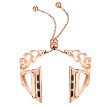 

Strap for Apple Watch Bands 38/ 40mm Women Watch Band Stainless Steel Replace Strap for Series 4 3 2 1