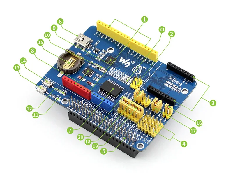 Raspberry Pi 4 Model B Sensor Kit, with 13 Popular Sensors