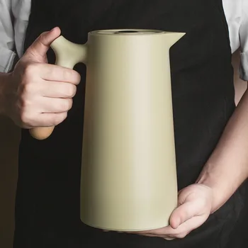 

1000ML Nordic insulation kettle household insulation pot glass liner thermos thermos thermos bottle large capacity custom