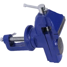 KKMOON мини-зажим на стол тиски скамейка тиски чугунные 360 градусов поворотное основание чугунные столешница зажим пресс тиски с наковальней