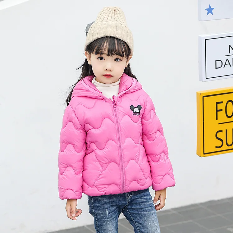 

2019 Autumn And Winter The New Child Hooded Down Jacket Coat Keep Warm Clothing Cotton clothing Children's clothing Trend