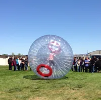 Human Hamster Ball 3M Zorb Ball For Outdoor Track Rolling Ball PVC Grass Ball People Inside Water Zorb Giant Beach 2