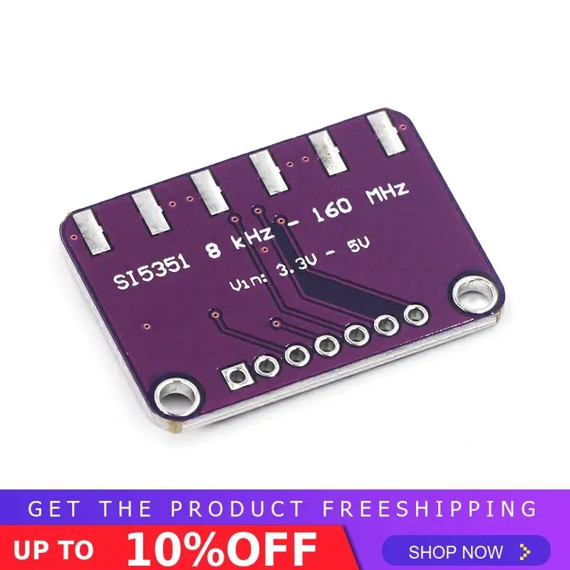 DC 3 V-5 V CJMCU-5351 Si5351A Si5351 I2C тактовый генератор коммутационная плата модуль генератор сигналов часы 8 кГц-160 МГц для Arduino