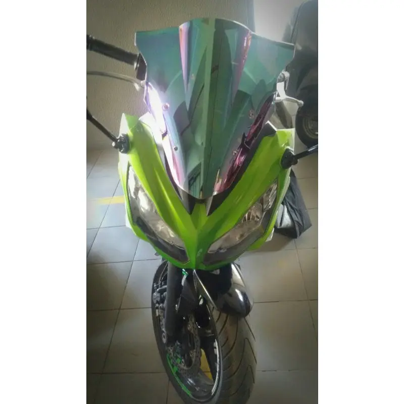 Ветра Экран для 2012 2013 Kawasaki Ninja 650 EX650 ER-6F ER6F ER 6F ветер Экран дефлекторы лобового стекла - Цвет: Iridium C
