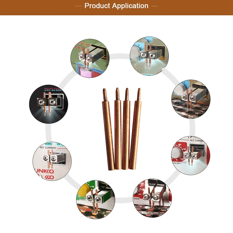 10 шт./лот используется для точечной сварочной машины импульсный точечный сварочный агрегат игла для подачи припоя Pin Подходит для Sunkko 709A 788H 787A сварки
