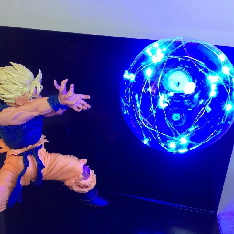 

Anime Dragon Ball Sun Wukong Garage Kit Creative Lamp LED Desk Lamp Eye-protection Lamp Glowing Toy Creative Shining