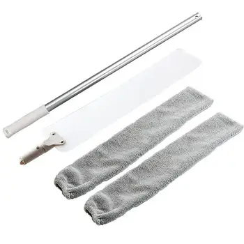 

Bedside Dust Brush Long Handle Mop Sweep Artifact Household Bed Bottom Gap Clean Fur Hair Sweeping Dusty Magic Microfibre Duster