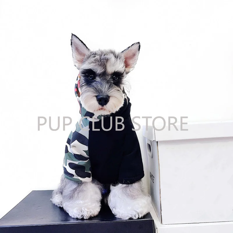 Camouflage Pet Dog Clothes for Small Dogs Fashion Design Dog Hoodies