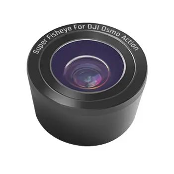

180 Degree External Optical Glass Lenses Fish Eye Lens For DJI OSMO ACTION Underwater Action Camera Accessories M5TB
