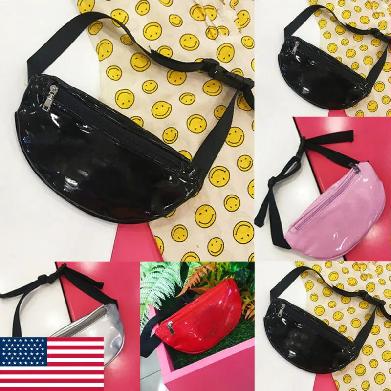 

Kids Girls Leather Waist Pack 2019 Brand New Style Belt Money Pouch Hip Purse Satchel Chest Bag