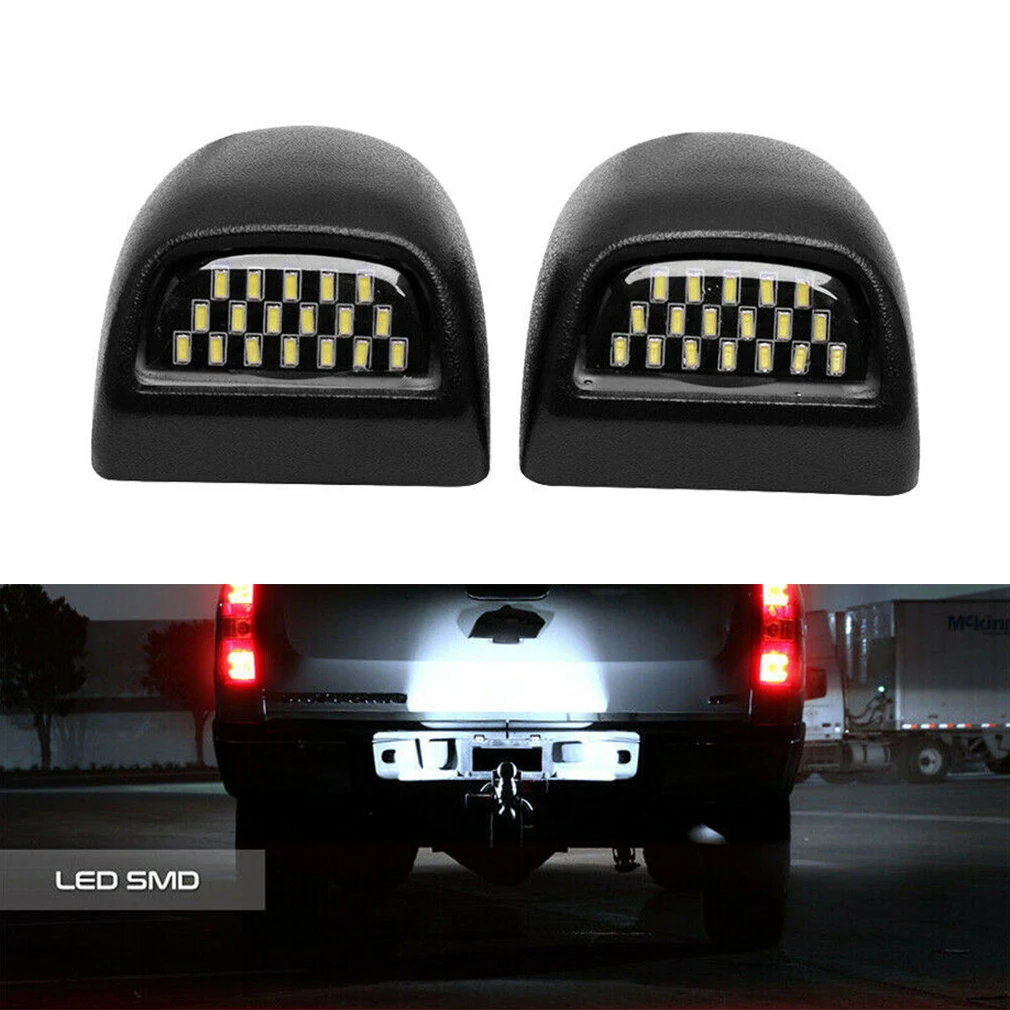 Для Cadillac Escalade Chevy Avalanche GMC Sierra Light Error Free светодиодный номерной знак|Фара для авто в