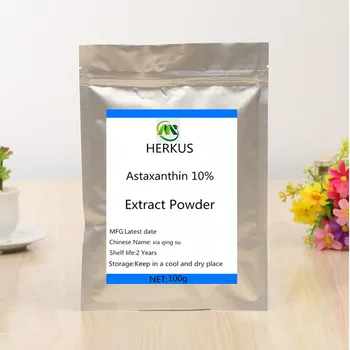 

Hot Selling Astaxanthin 10% Extract Powder, Haematococcus Extract-The Most Powerful Natural Antioxidant, Supports Heart, Body