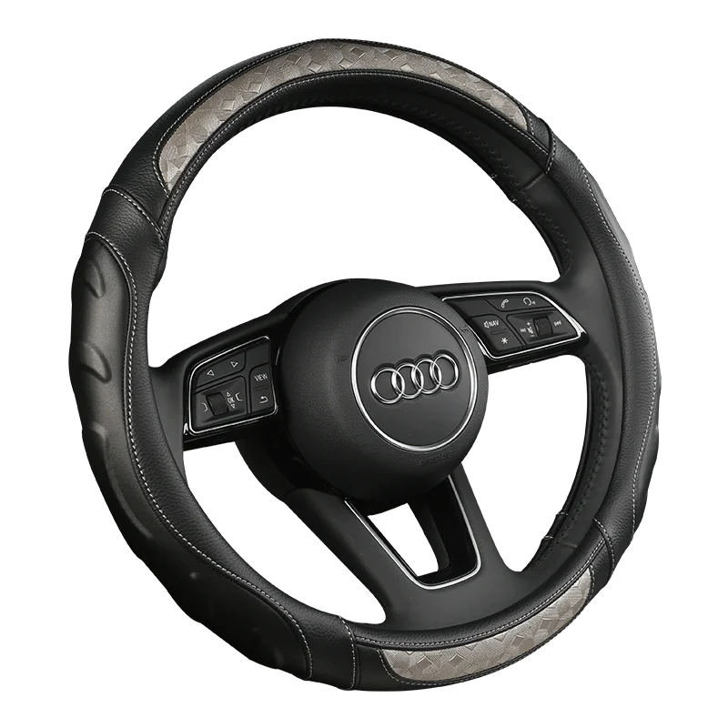 19003-o Автомобильный кожаный чехол из углеродного волокна на руль для Toyota RAV4 2006-2012 Vios 2008-2013 Yaris 2007-2011 Scion XB 2008 - Название цвета: 19003-o