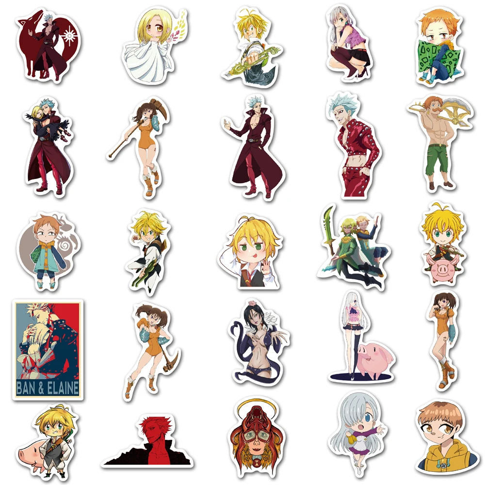 Anime Seven Deadly Sins Nanatsu No Taizai  Sticker for Sale by  Nicholapolitano
