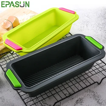 

10.5Inch Silicone Baking Bread Form Toast Loaf Pan 3D Cake Mold Bakeware Mould DIY Pan Dessert Cookie Form Non-stick Cake Tool