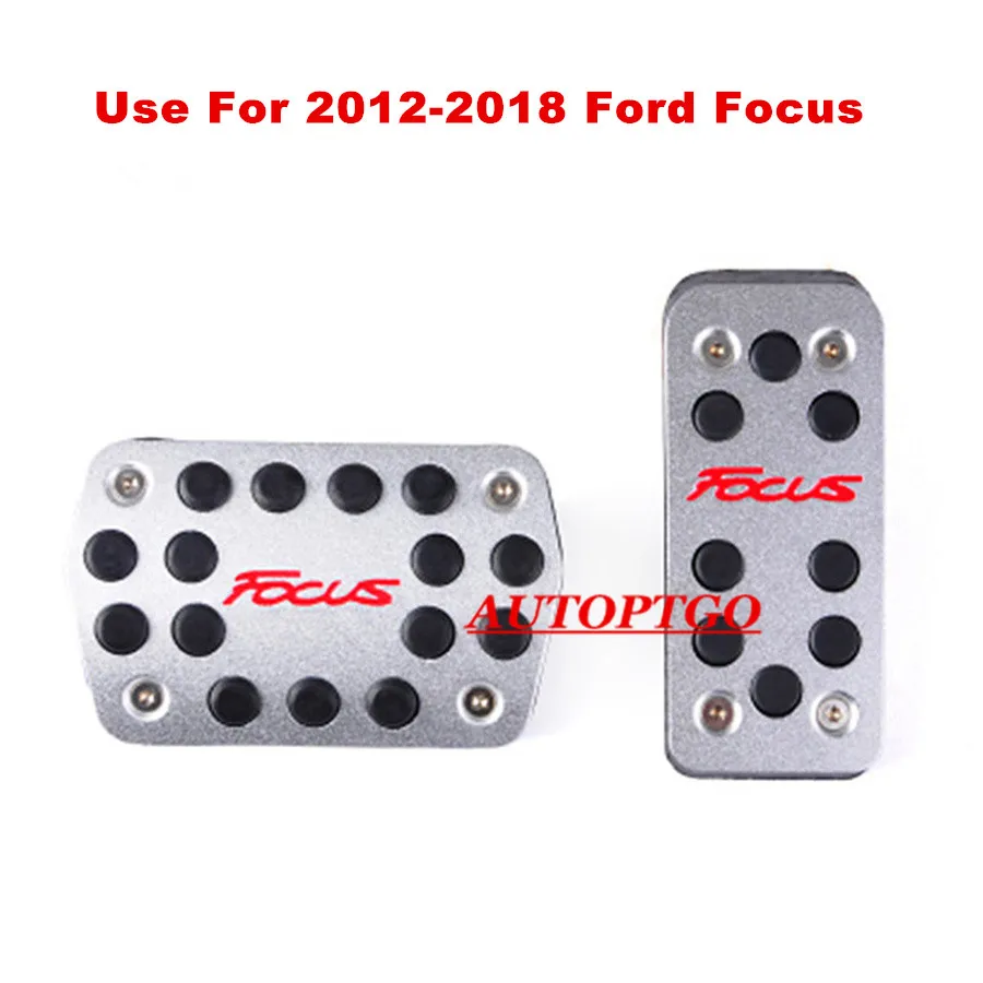 Стальная подставка для ног педаль Накладка для ног для Ford Fiesta Focus 2 3 4 MK Mondeo 4 s-Max