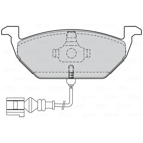 Колодки дисковые передние Audi A3 1.6-1.9TD 96,Skoda Octavia 1.4