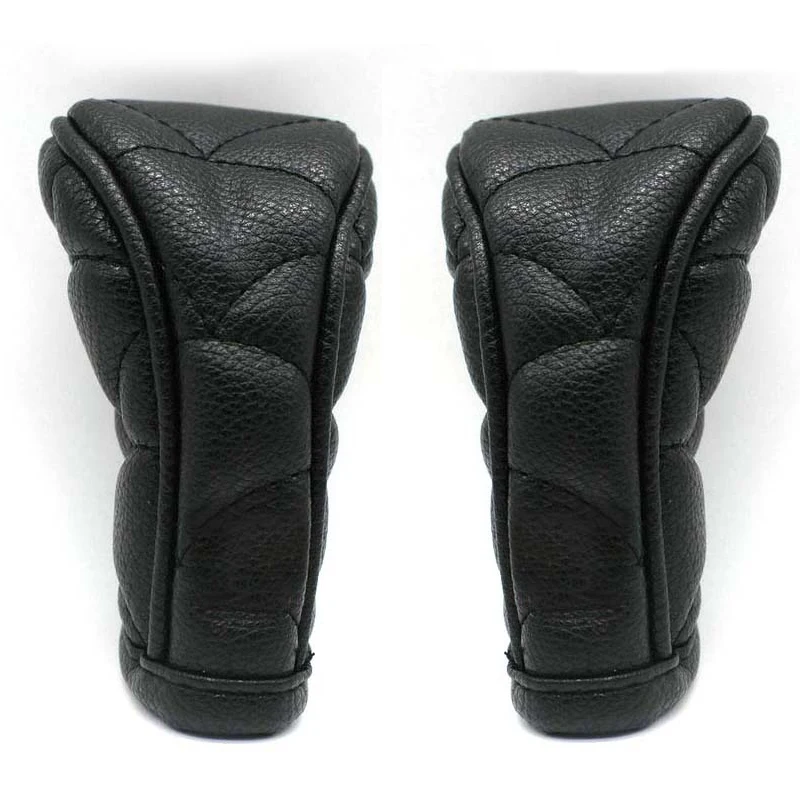 Gear Shift Knob Case Anti-Slip Zipper Closure Car Gear Shift Knob Cover Black Protective Comfortable 7 Shape