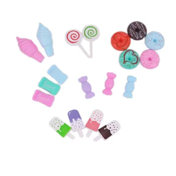 

Mini Dessert Model Doll Toy Ice Cream Lollipop Model Cute Decoration Our Generation Doll Accessories Girl's Toy Gifts