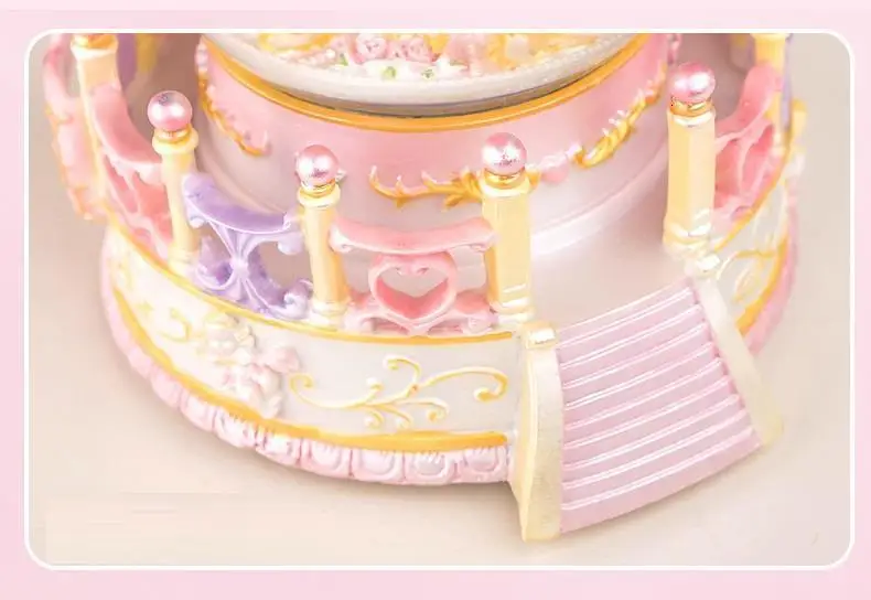 Karuzela Pozytywka аксессуары для украшения дома Carrusel Snow Globe De Musica Boite A Musique Carousel Caja музыкальная шкатулка