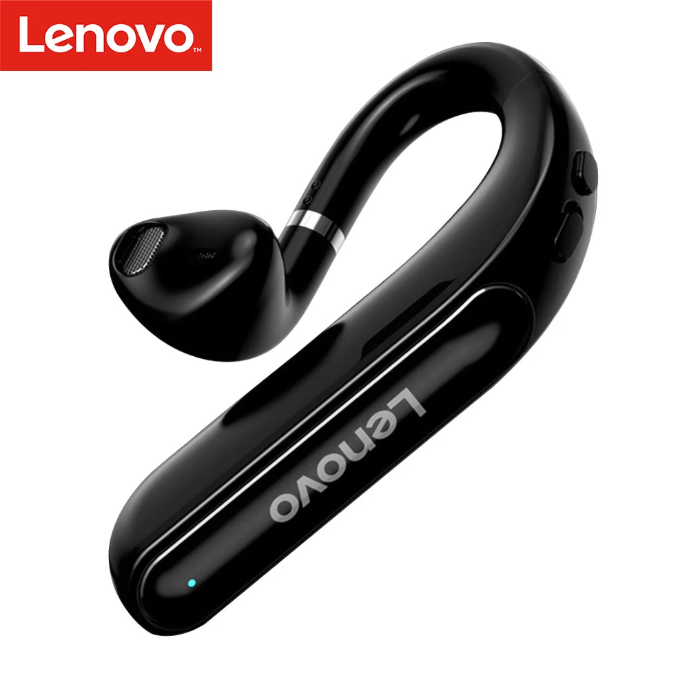 Lenovo TW16 Single Ear Earphones Hook Bluetooth Wireless Headphone with ENC &amp CVC Noise Reduction IPX 5 Waterproof Headset | Наушники и гарнитуры -1005002564593042