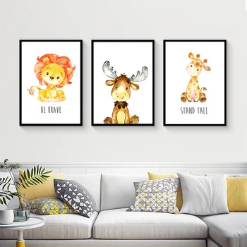 

Lion Giraffe Zebra Elephant diy diamond painting Wall Art diamond embroidery Nursery Animal Wall Pictures Baby Kids Room Decor