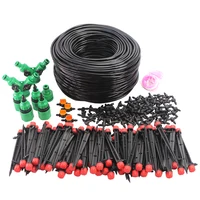 1/4" Hose Drip Irrigation System 360 Degree Adjustable 8 Hole Sprinkler Kit Garden Watering Inserting Ground Micro Flow Dripper 1