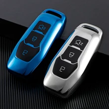 

TPU Car Remote Key Case For Ford Focus Fusion Mondeo 5 MK5 Mustang F-150 Explorer Edge Galaxy Fiesta Kuga MK3 MK4 Cover Shell