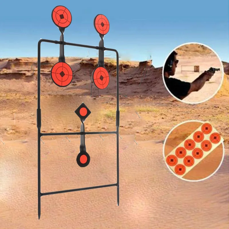 

Тактическая 1/2/6 сброс цели спиннинг пневматическая винтовка стрельба металлическая Цель Набор для охоты игра тренировка