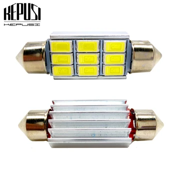 

2x 31mm 36mm 39mm 42mm white Festoon C5W C10W LED Bulb 5630 LED Canbus No Error Auto Interior Doom Lamp Car Reading Light 12V