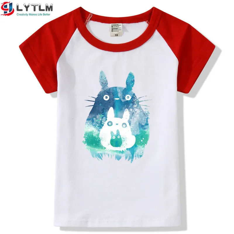 LYTLM Totoro/футболка детская футболка «Мой сосед Тоторо» Fille Koszulki Meskie/футболка для мальчиков Осенняя детская одежда XXX для девочек