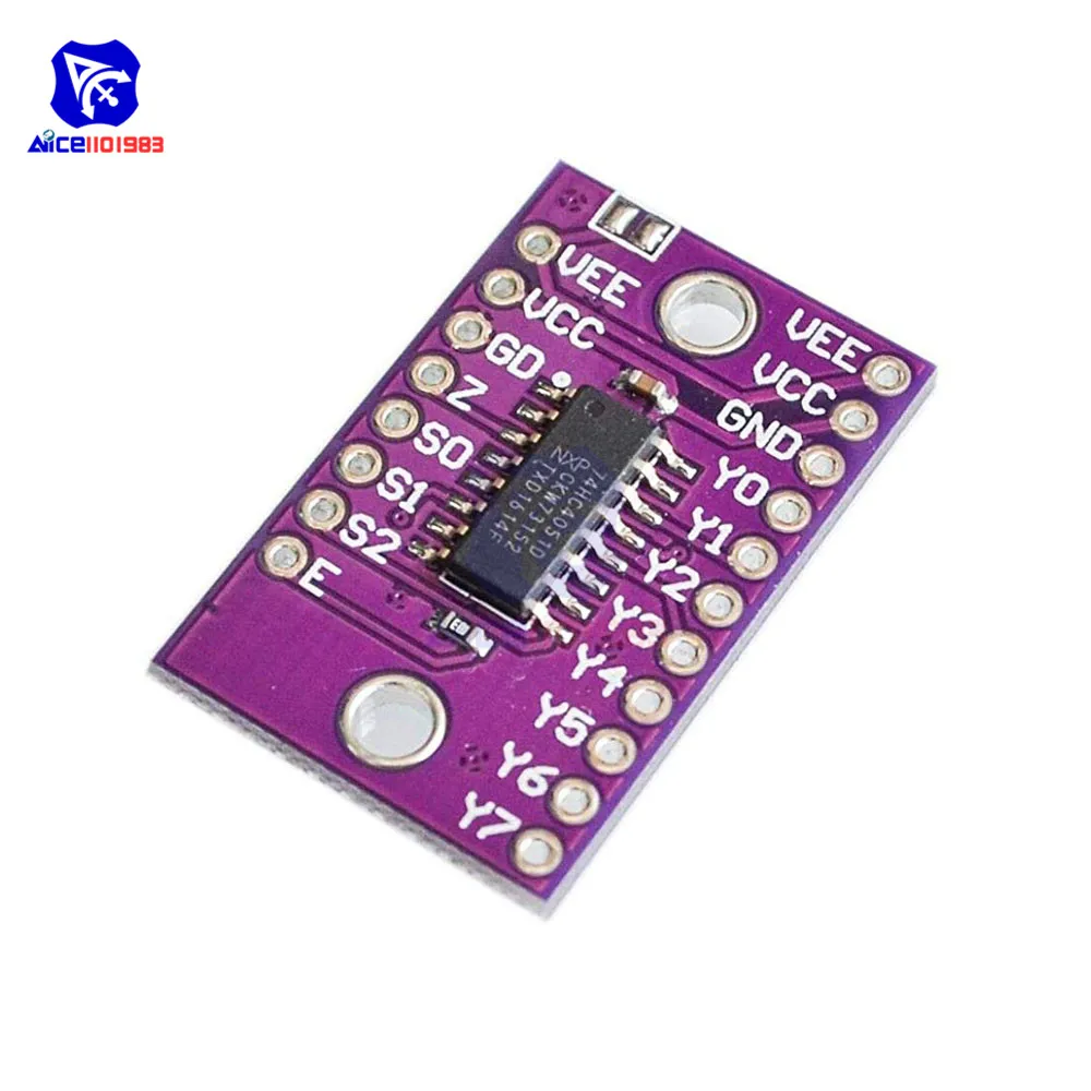CJMCU 4051 74HC4051 CD4051 одноканальный 8 канальный цифровой контроллер аналоговый