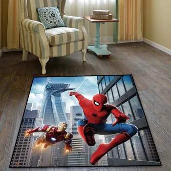 

Large Marvel Cool Floor Rug Carpet Bedroom Doormat Non-slip Mat Cartoon
