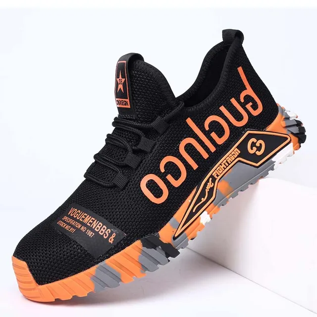 New Breathable Lightweight Work Shoes Comfortable Soft Safety Shoes European Standard Safety Shoes Sport Safety Steel-Toed Shoes 2