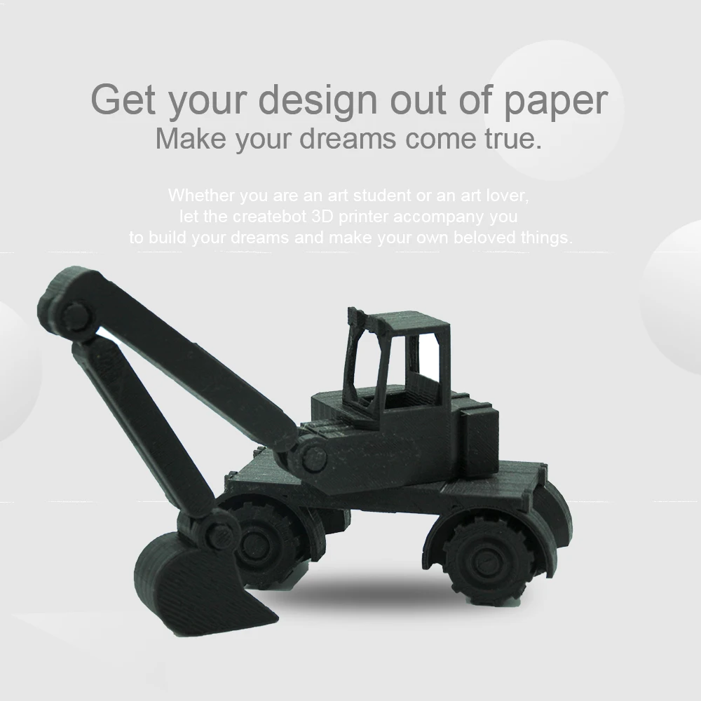 Лучший подарок для детей компактный 3D принтер creatobot 150*150*220 мм с сенсорным экраном