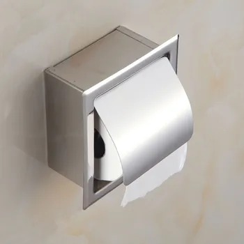 

Stainless Steel Rack Practical Suction Cup Toilet Roll Paper Holder Wall Roll Storage Hanger Polished